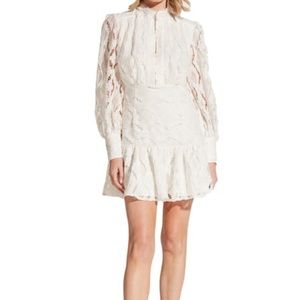 BARDOT Remy Long Sleeve Lace Fit & Flare NWT